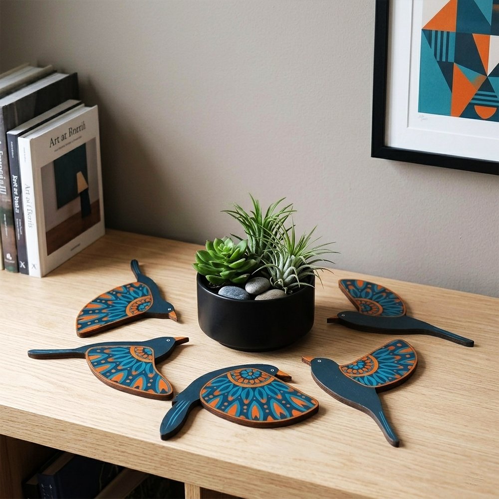Sky Flight Wooden Bird Wall Art