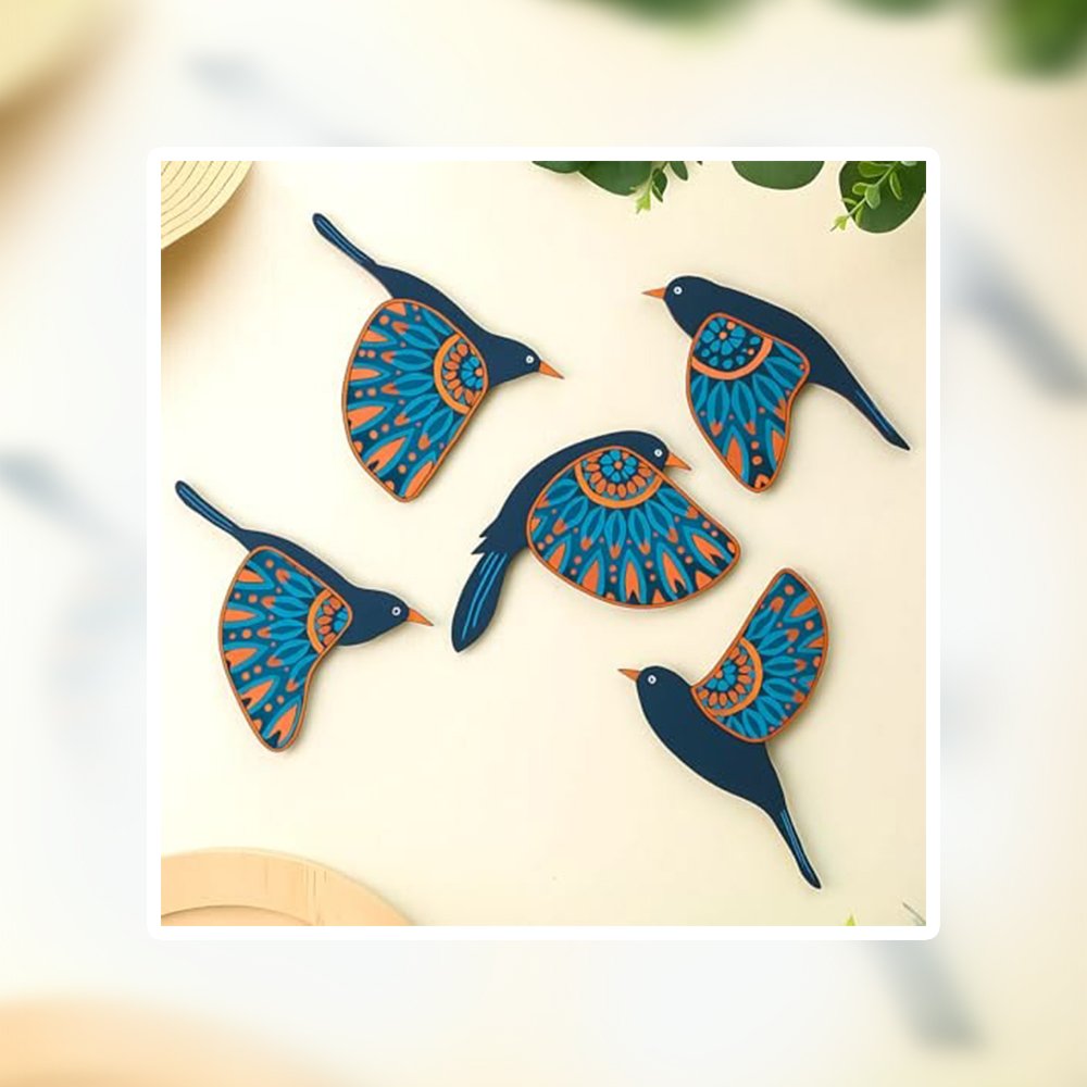 Sky Flight Wooden Bird Wall Art