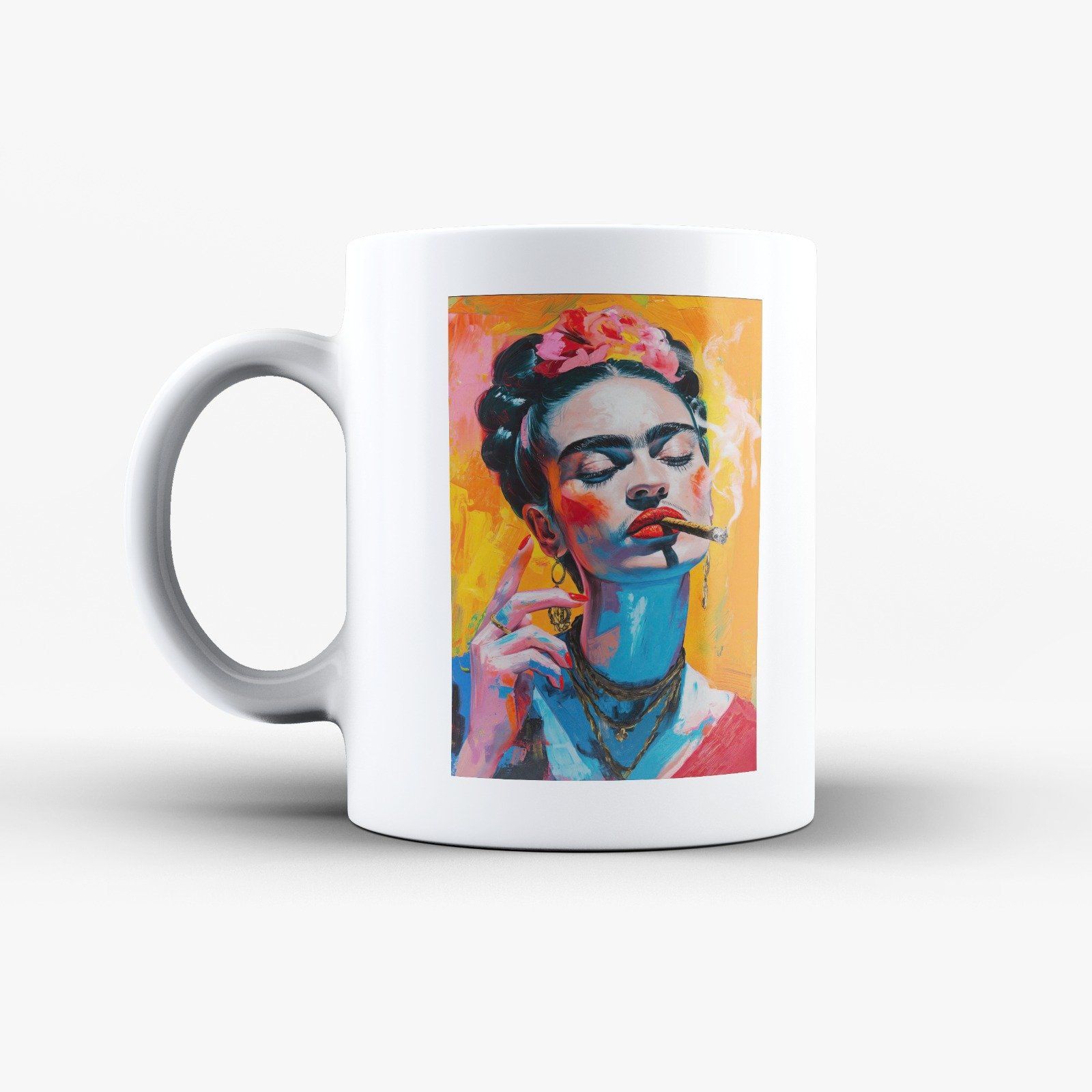 The Kahlo-Scope Canvas Mug