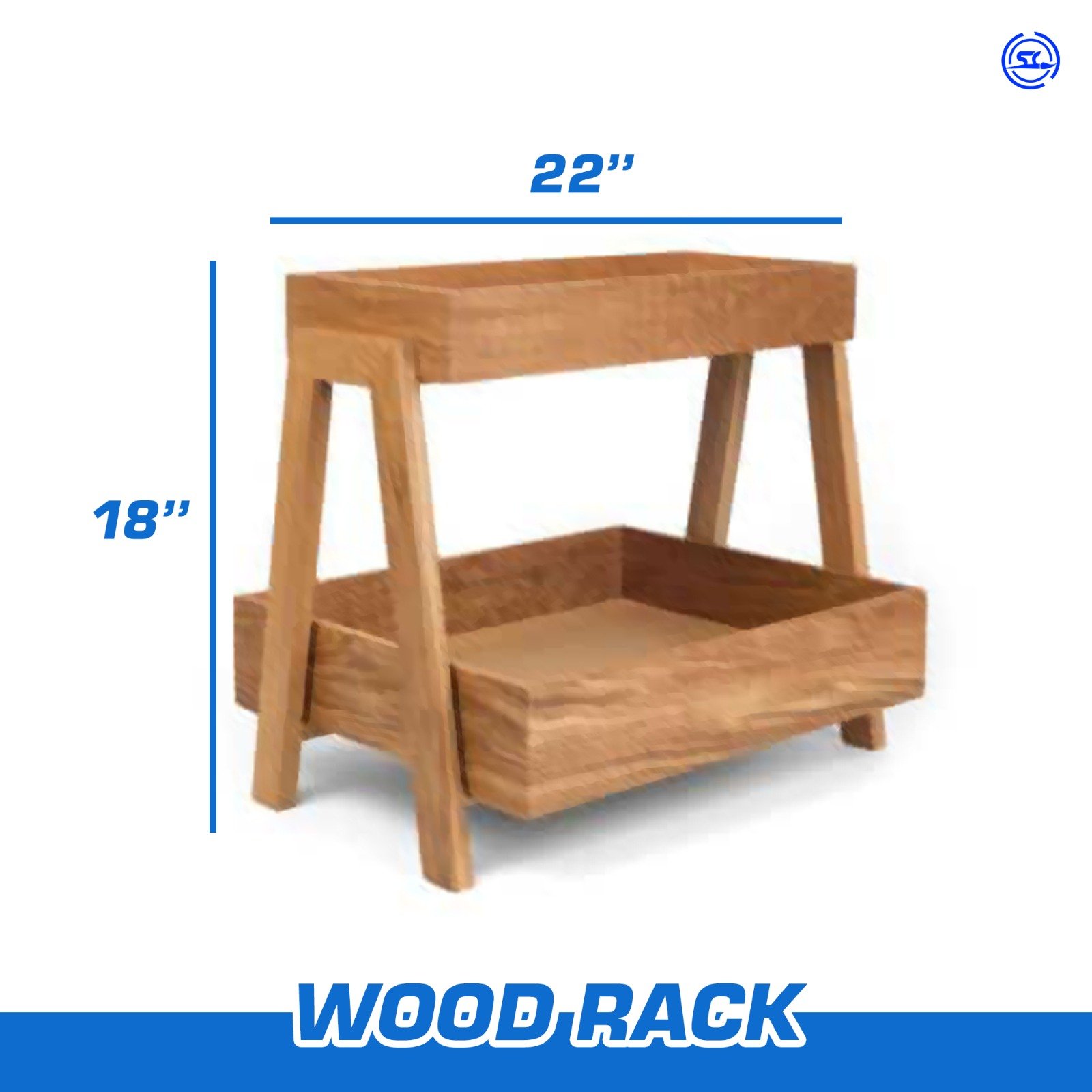 DuoTray Wooden Rack - Buy Online SC Graphics Sri Lanka