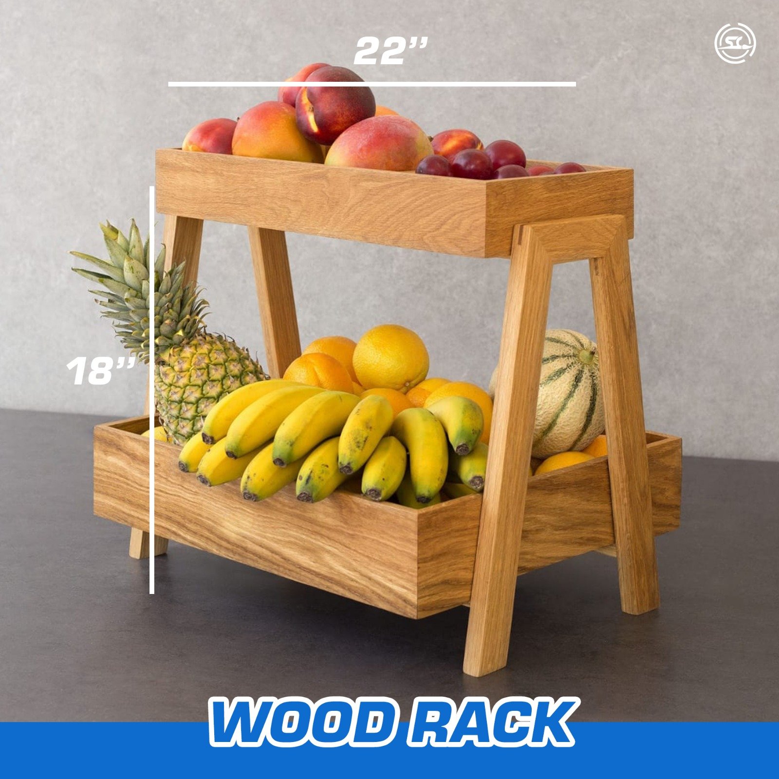 DuoTray Wooden Rack - Buy Online SC Graphics Sri Lanka