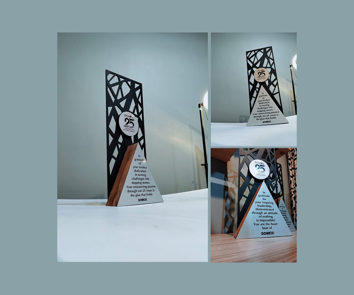 The GeoWood Trophy - Buy Online SC Graphics Sri Lanka