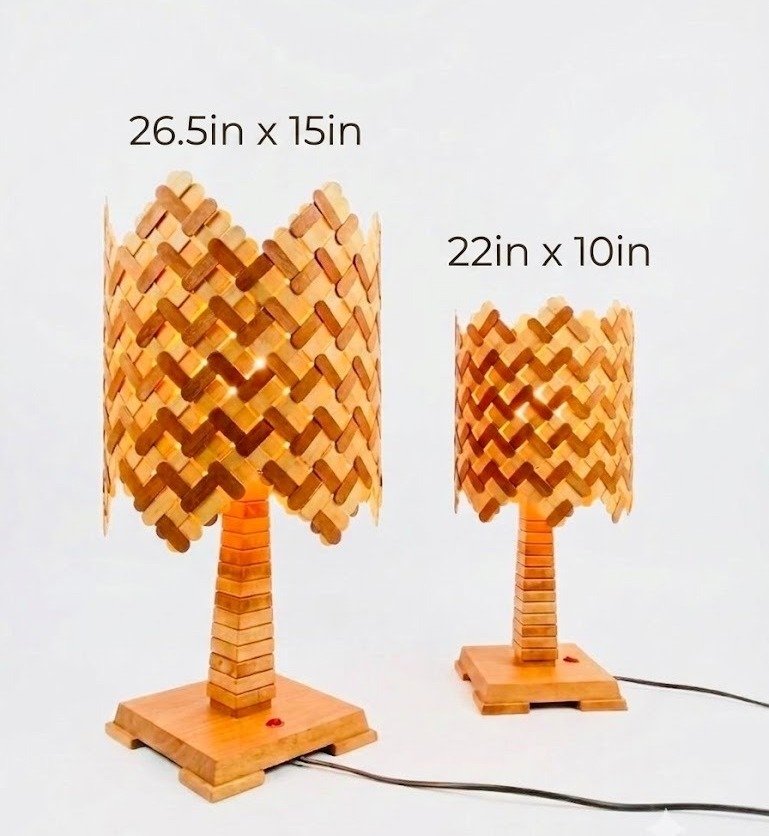 WeaveGlow Handmade Table Lamp